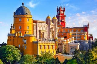 Regal Pena Palace atop the Sintra Mountains