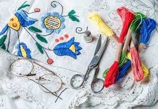 Colorful Embroidery Thread Bundle