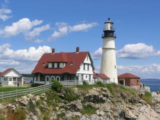 Portland Head Lighthouse by the Sea