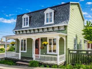 Traditional Two-story House in Levis Old Town, Canada