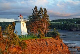 Sunset at Walton Harbour Lighthouse