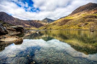 Reflection of the Peaks in Llyn Llydaw