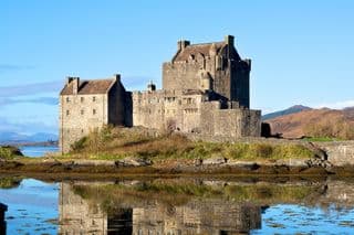 Eilean Donan Castle Reflection in Loch Duich