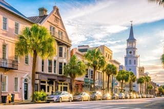 Historic Downtown Charleston Street Scene