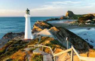 Castlepoint Lighthouse at Sunrise