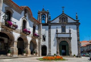 Historic Church in Caminha, Portugal