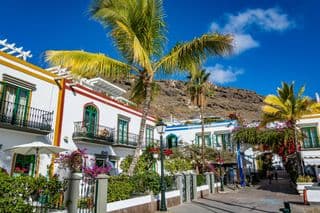 Colorful Buildings in Puerto de Mogan