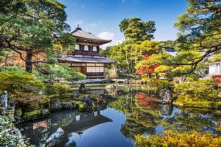 Zen Garden Reflection at Ginkaku-Ji Temple