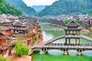 River Scenery in Fenghuang Ancient Town