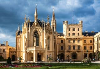 Gothic Elegance of Lednice Castle in the Czech Republic