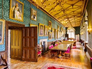 The Bishop's Palace Great Hall in Wells, Somerset