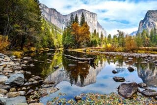 Autumn Reflection in Yosemite Valley