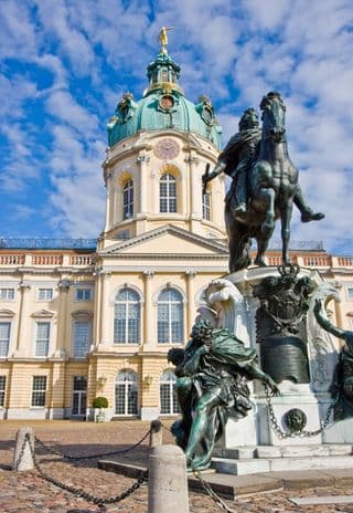Statue of Frederick the Great in Front of Schloss Charlottenburg Palace