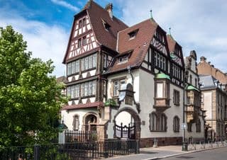 Traditional Half-Timbered House in Strasbourg, France