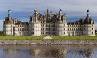 Impressive Renaissance Château Reflection in the Moat