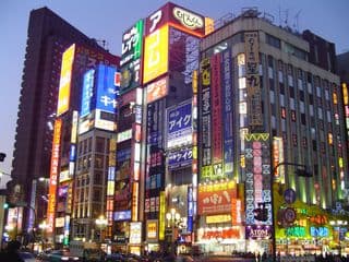 Neon Tokyo Nightscape