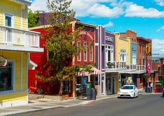 Historic Main Street in Park City, Utah