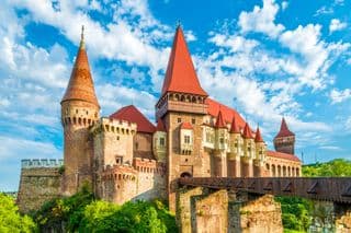 Corvin Castle in Transylvania, Romania