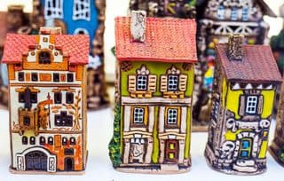 Colorful Ceramic Houses
