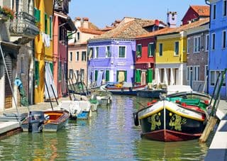 Vibrant Canals of Burano Island