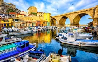 Vallon des Auffes Fishing Harbour in Marseille, France