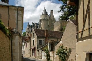Medieval Montrésor Castle in Loire Valley, France