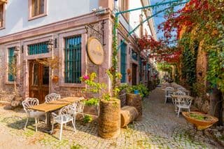 Nestled Alleyway of Ayvalık Town