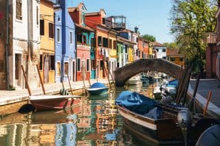 Bright Burano Canals