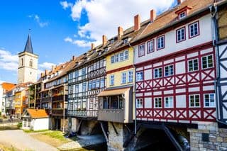 Half-timbered Houses of Kramerbrücke, Erfurt