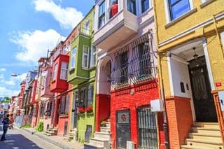 Colorful Houses in Istanbul