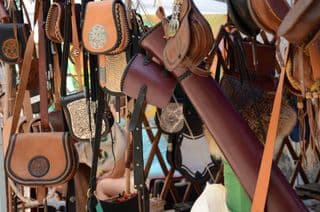 Handcrafted Leather Bags at the Valley of Arts Festival